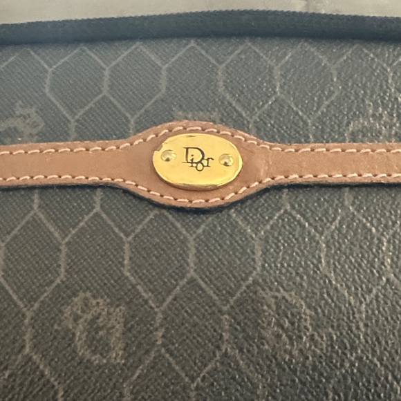 Christian Dior Navy and Brown second bag or Toiletry Bag - Picture 2 of 15